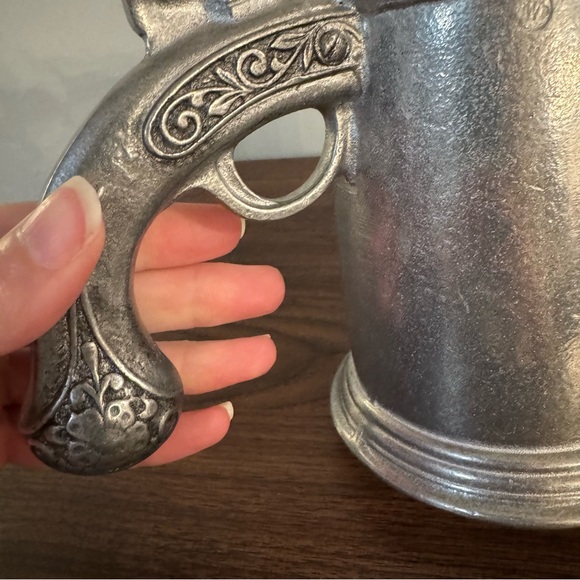 Vintage Wilton Columbia Pewter Pistol‎ Beer Mug - Picture 3 of 5